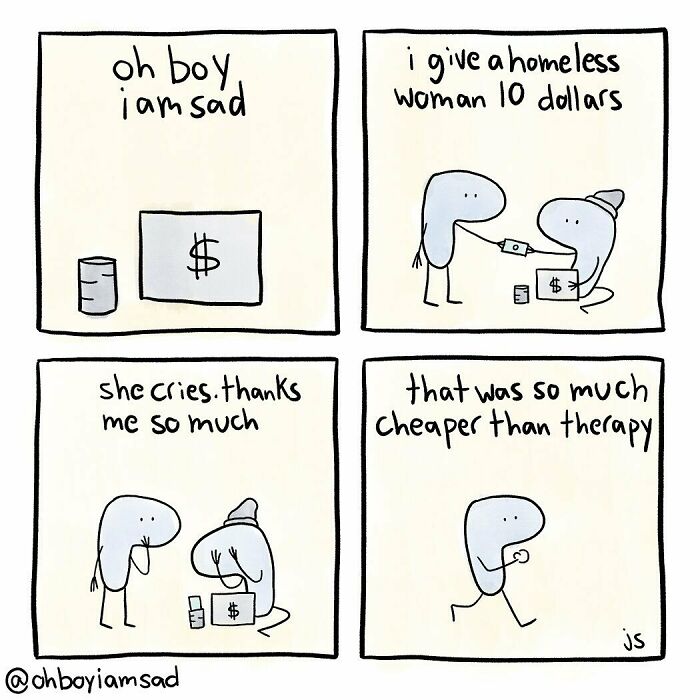 Oh Boy I Wrote One Sad Comic Every Day For A Year