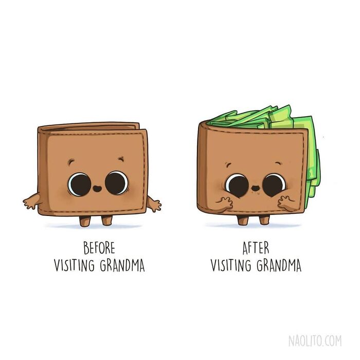 Giving You Money Secretly And Feeding You Non Stop Are Such Grandma Things, I Miss You Grandma!
leave A Story About Your Grandma In The Comments To Celebrate Them!
#grandma #strongwomen #love #beforeandafter #cute #kawaii #aww #awww #awesome #love #lovely #cuteness #art #indieartists #indieart #original #originalgift #humorous #humour #creative #relatable