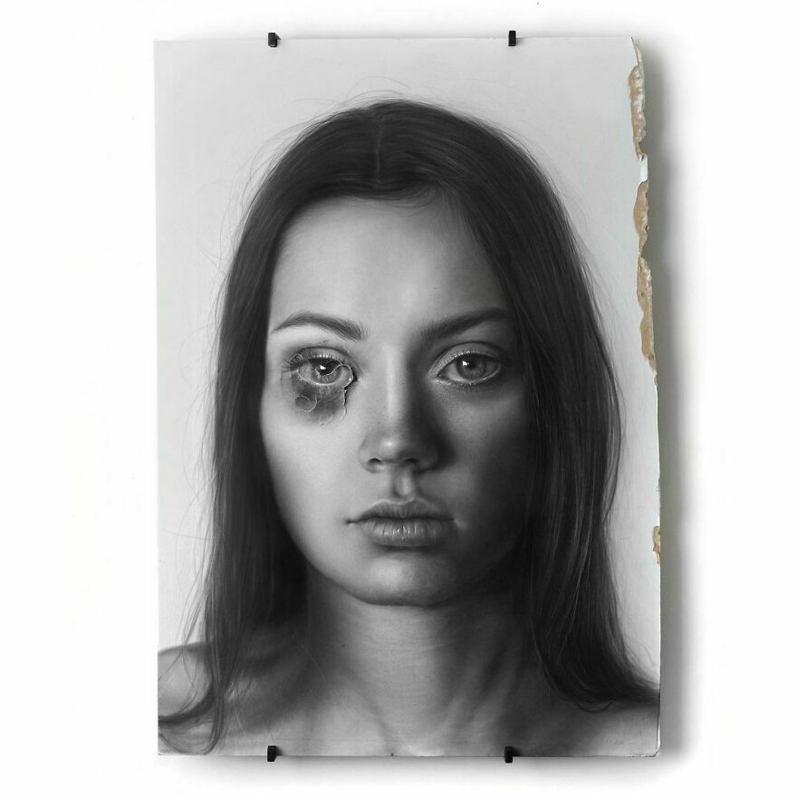 🔨 Cause And Effect In Reverse.
‘Reactive’ Panpastel On Drywall With Custom Steel Mount And Glass.
49” X 34.5” X 3.25”
2020