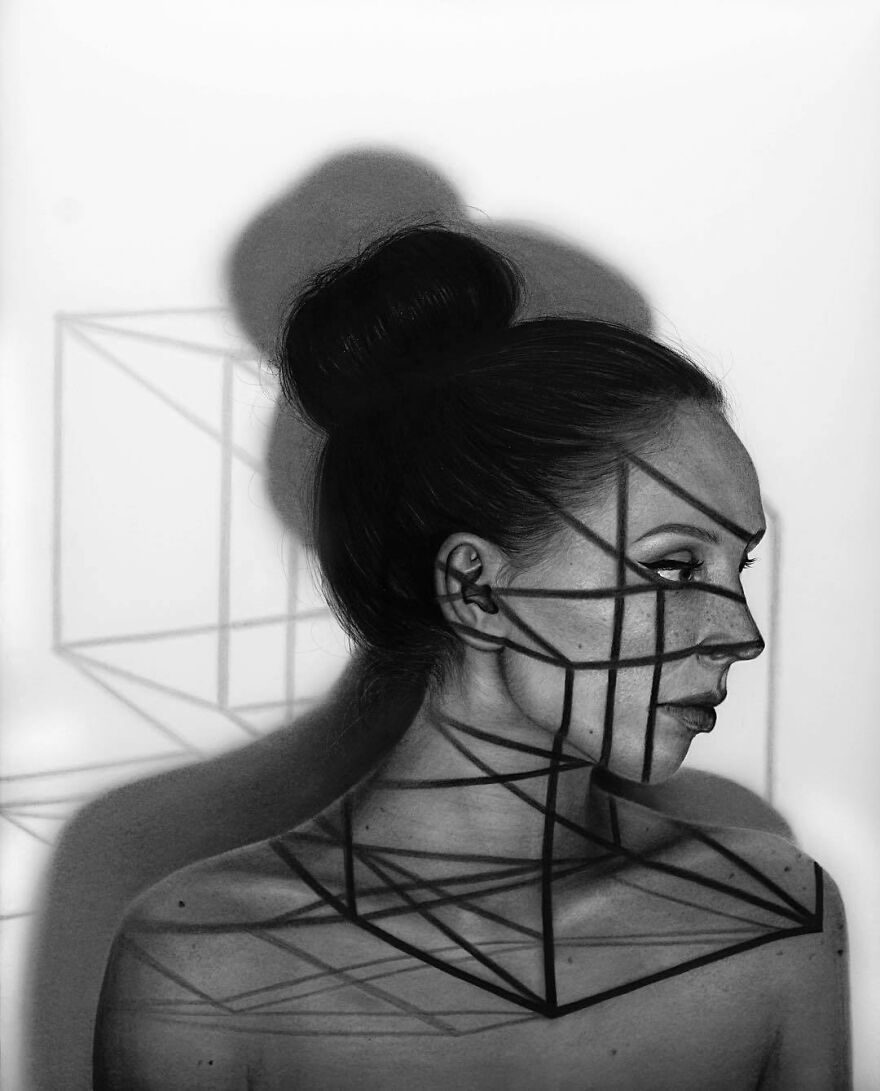 My Piece "Dimensional Analogue", From My Solo. Email Info@kitkingart.com