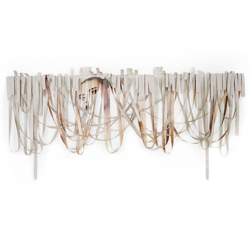 The Full Piece. Swipe To See How The Face Emerges And Disappears When You Look At It From Opposing Sides, And Check Out All The Hidden Little Bits Found Throughout.
oil On Linen Riveted To Aluminum.
really Having Fun Exploring The Versatility Of Oil Painting As A Medium.
*
*
*
i Paint The Piece First And Then Cut It Up.