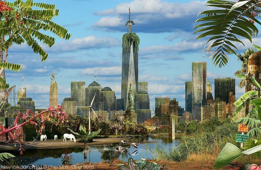 Artist Shows When Famous Cities Meet The End Of Humanity