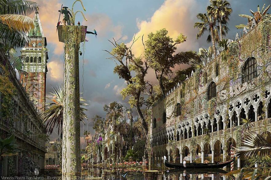 Artist Shows When Famous Cities Meet The End Of Humanity