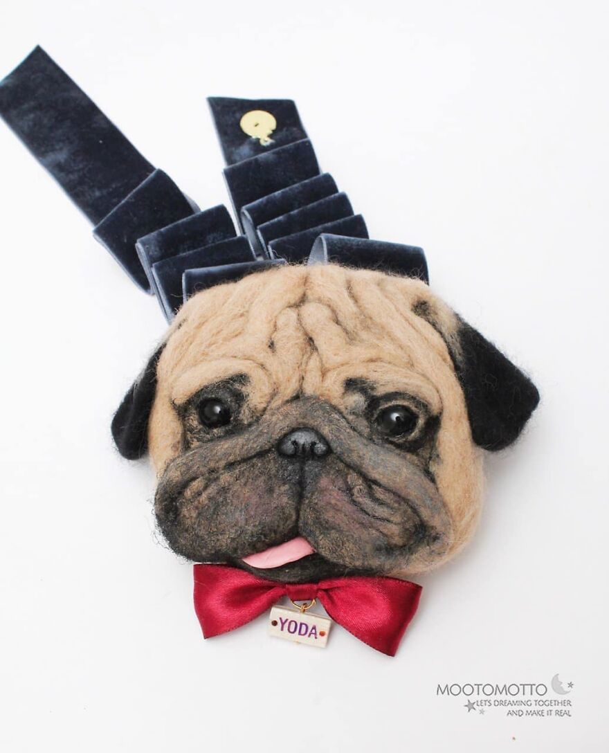 Another Real Look Series 🐕❤️
.
#pug #reallookseriesmootomotto
#needlefelt