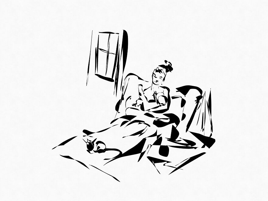 I Draw With A Filler Pen...