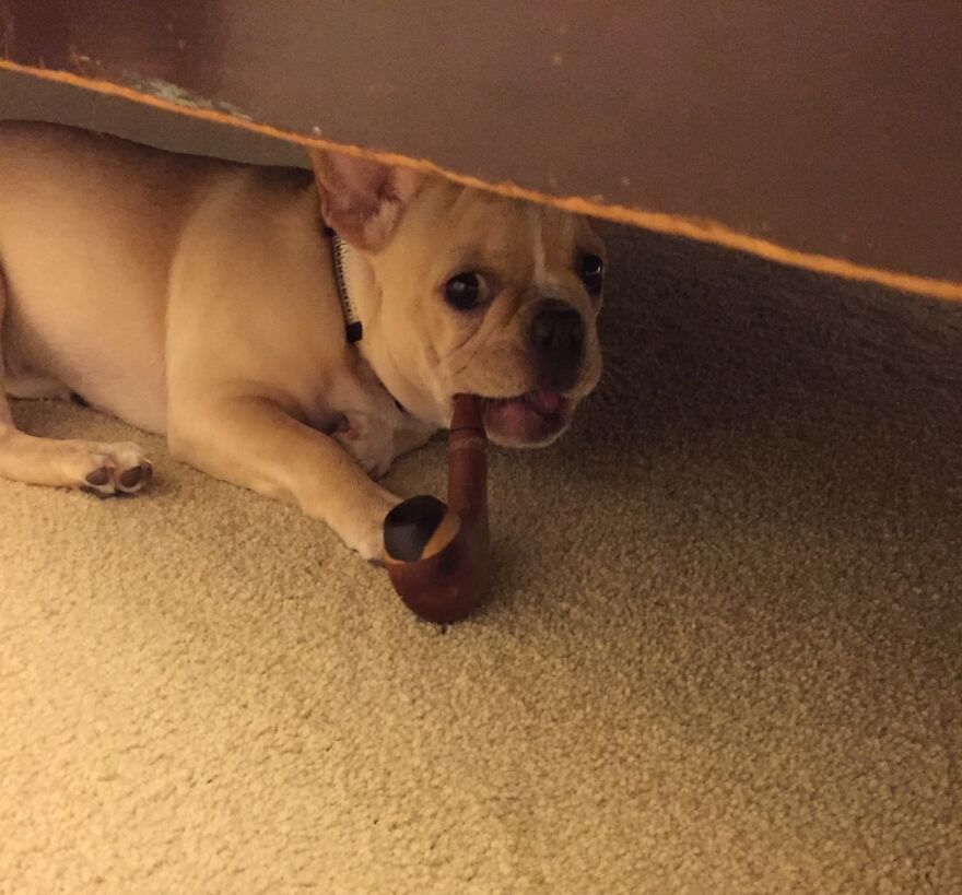 She Got Caught Smoking