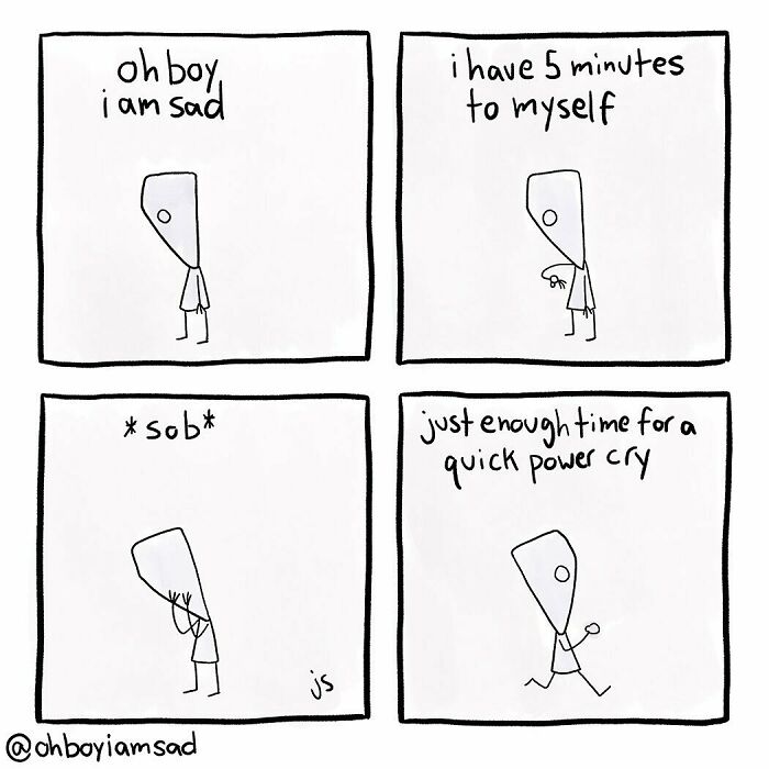 Oh Boy I Wrote One Sad Comic Every Day For A Year