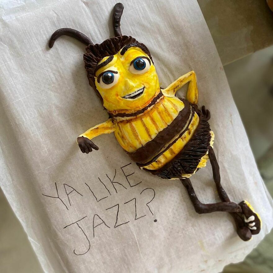 Ya Like Jazz? 😏
.
.
another Cake Of A Cinematic Legend. Chocolate Fudge Cake, Chocolate Buttercream, And Modeling Chocolate. Tasted Just As Good As I Pictured Barry Bee Benson Tasting 😍 Video Coming Soon.
.
.
#cake #cakedecorating #cakedecorator #cakedeco #beemoviememes #beemoviecake #beemoviememes #memevideos #funnymemes😂 #memes #cakesofinstagram #cakeart #cakeartist #funny #dreamworks #jazz #tiktok #youtube #beemovie #yalikejazz