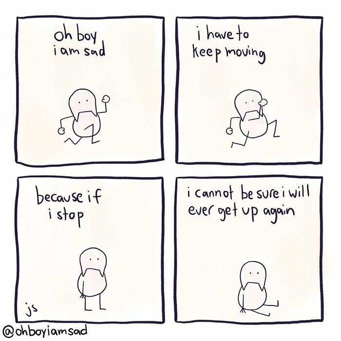 Oh Boy I Wrote One Sad Comic Every Day For A Year