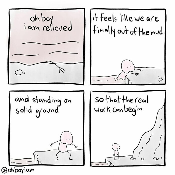 Oh Boy I Wrote One Sad Comic Every Day For A Year