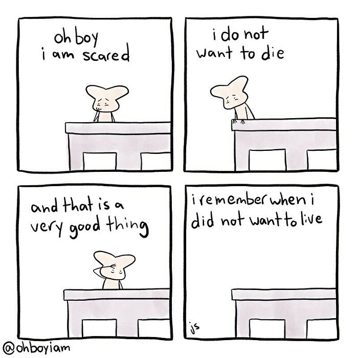 Oh Boy I Wrote One Sad Comic Every Day For A Year