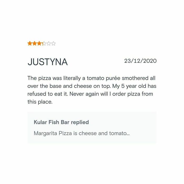 5 Year Old Refused To Eat It