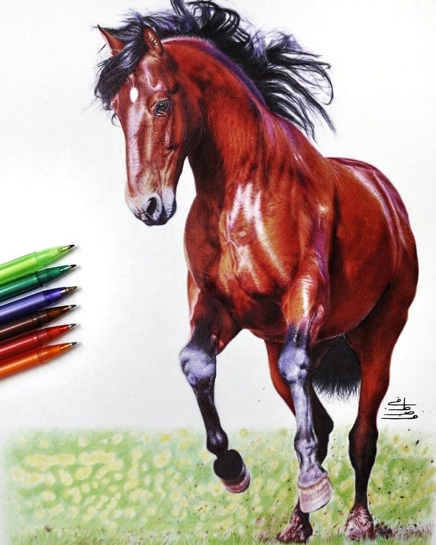 Realistic-Ballpoint-Pen-Drawings-Mostafa-Khodeir