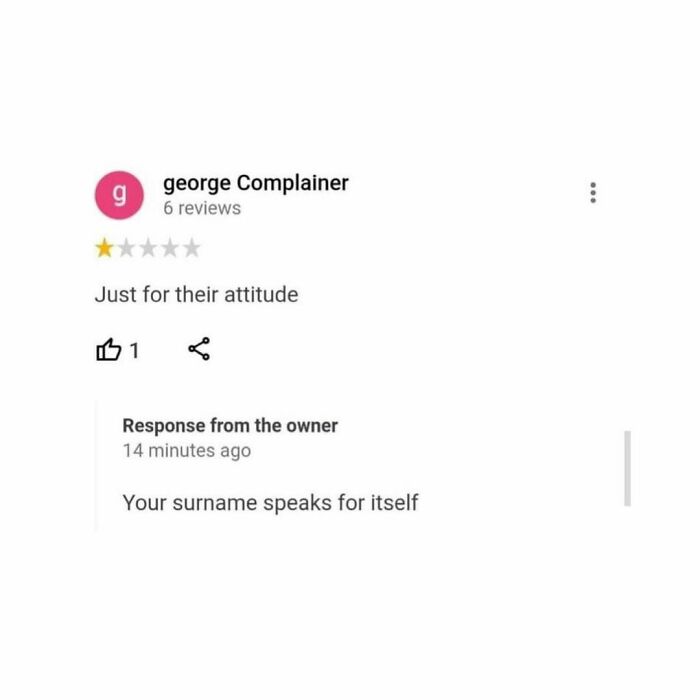 George Complainer