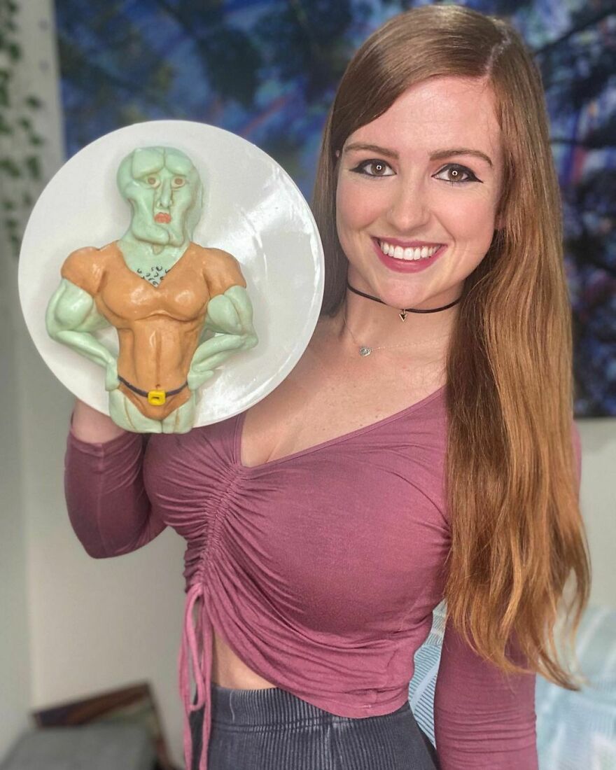 A Handsome Squidward That Tastes As Good As He Looks 😍
#handsomesquidward #spongebob #chocolateart #cakeart #cakedecorating #bakingthursdays