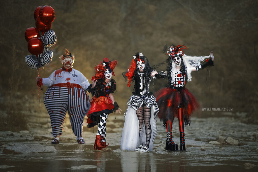Dark Carnival Themed Photoshoot By Tara Mapes Of Enchanted Eye Creations