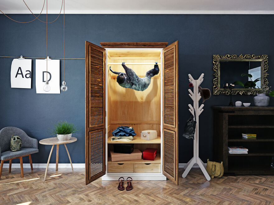 An Interior And Game Designer Transforms Popular Home Design Into Surrealist Art (32 Pics)