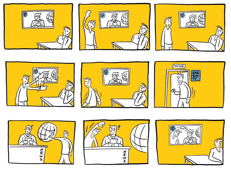 Storyboard Of An Unrequited Greeting