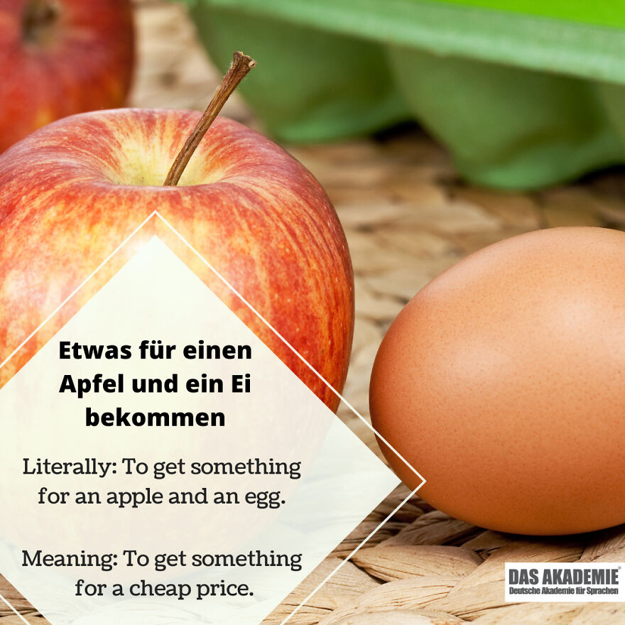 Etwas Für Einen Apfel Und Ein Ei Bekommen