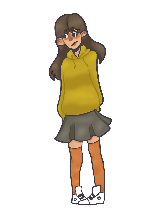 This Is Fairly Old And I Haven’t Colored The Shoes Yet, But Here It Is!