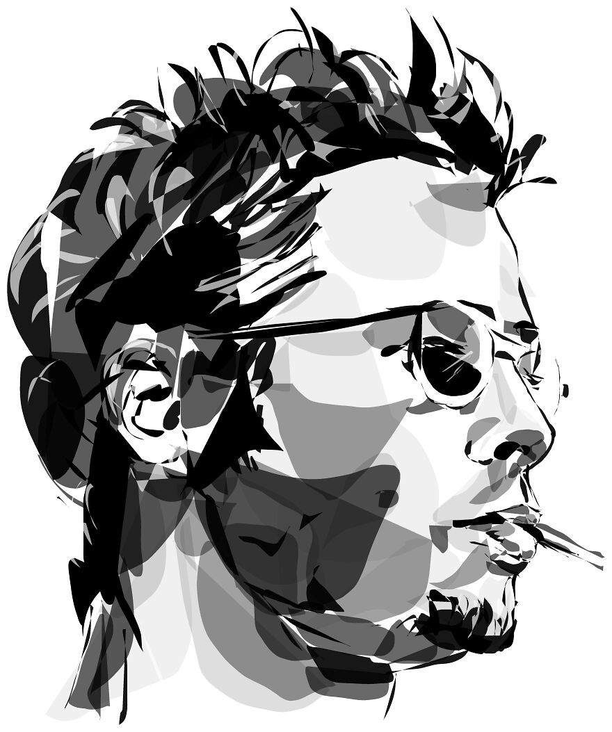 I Draw With A Filler Pen...