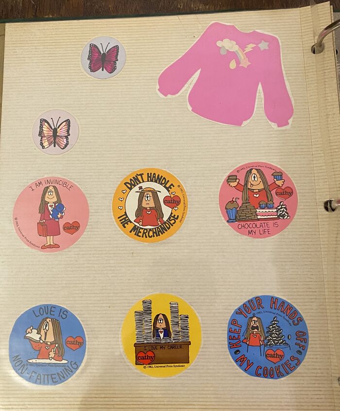 Just A Fraction Of The Over 2,000 Stickers I Collected From About The Ages Of 8-14. Complete With An Autograph From Lisa Frank! (I Clearly Have To Figure Out A Better Way To Store Them, These Old Photo Albums Fall Apart, Alas...) 👍🏽