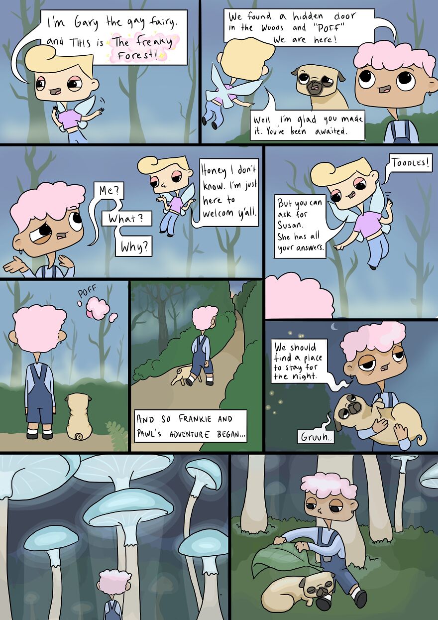 My Comic Series Called "Freaky Forest"