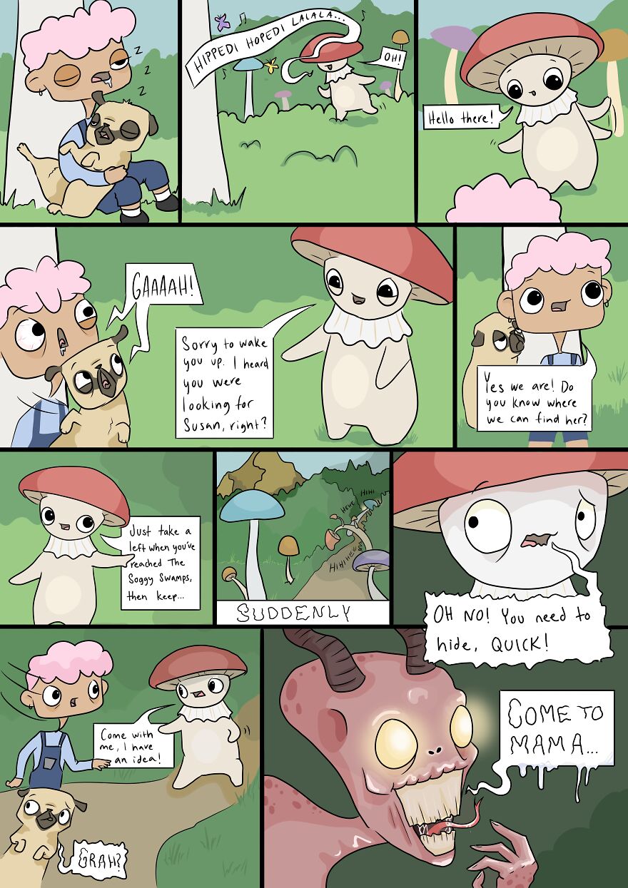 My Comic Series Called "Freaky Forest"