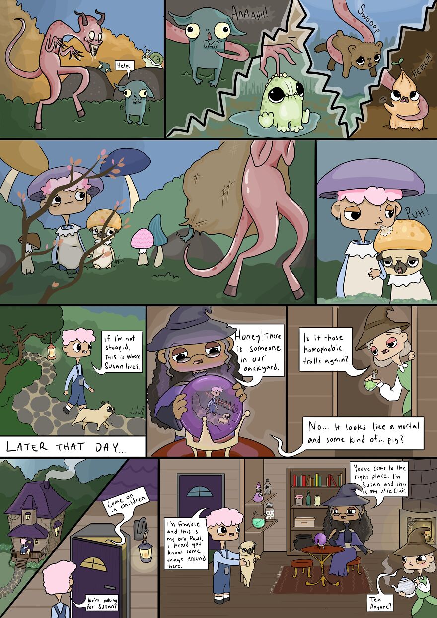 My Comic Series Called "Freaky Forest"