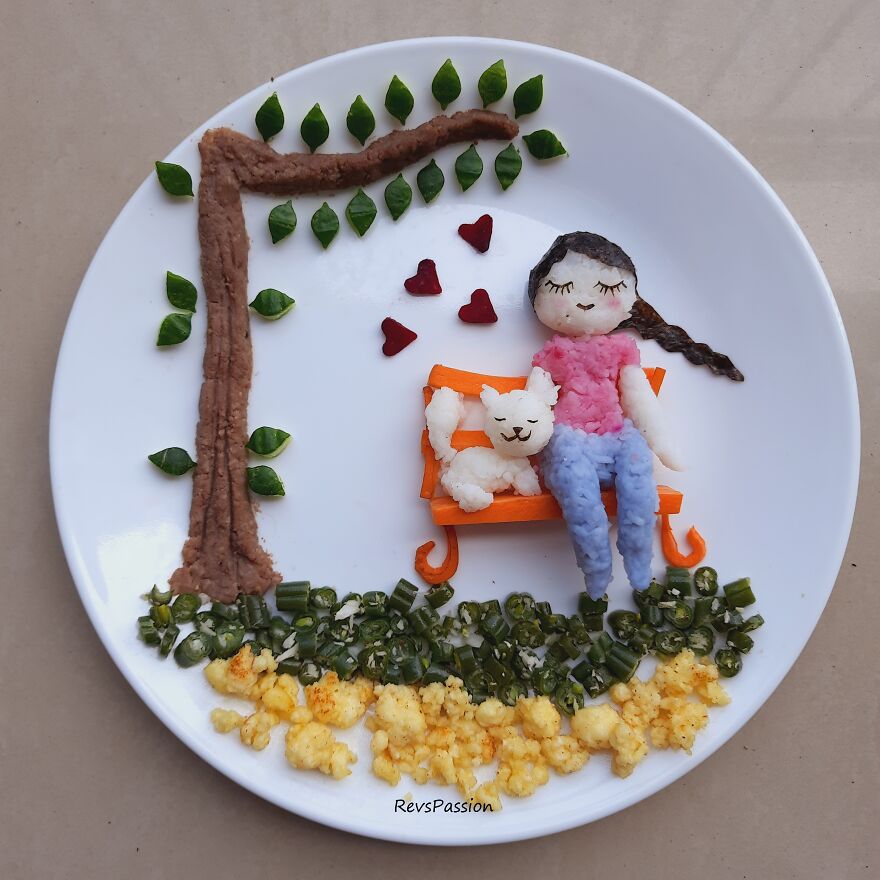 Girl And Her Best Friend (Her Pet Cat)