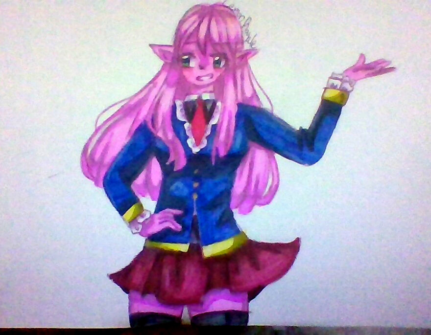 An Oc I Created A Few Days Ago: Harameko