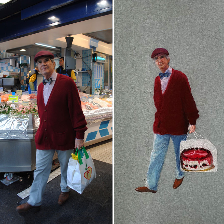 I Photograph Parisians And Use These Photos As References For My Drawings (9 New Pics)