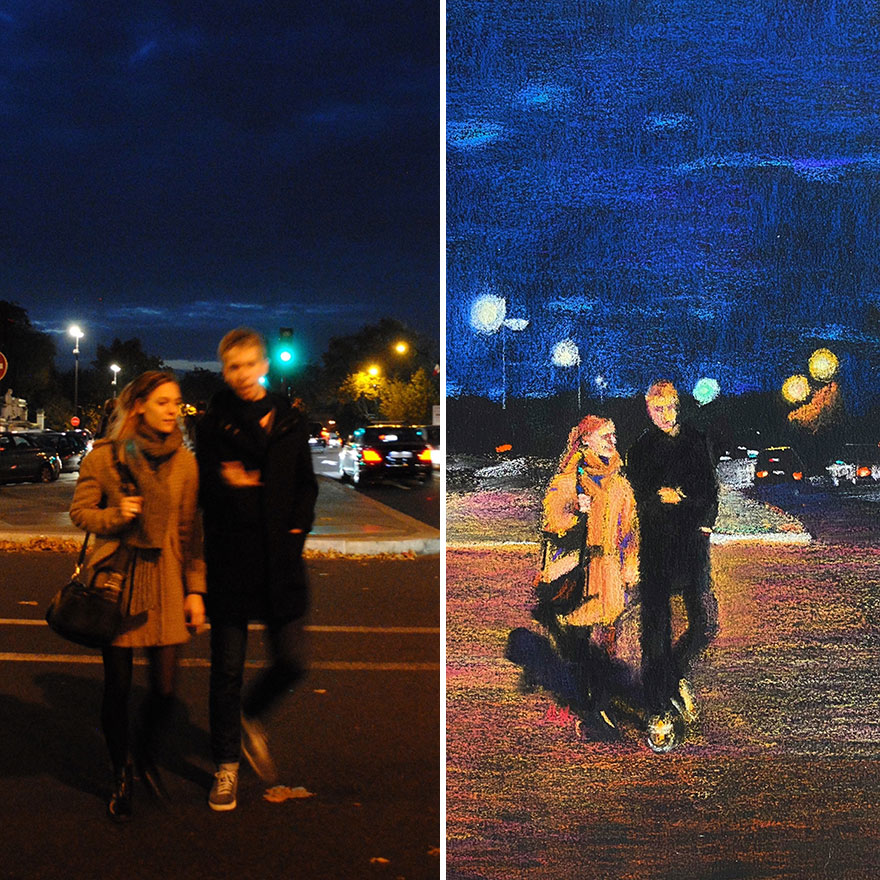 I Photograph Parisians And Use These Photos As References For My Drawings (9 New Pics)
