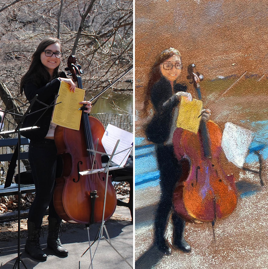 Street Musician In Central Park