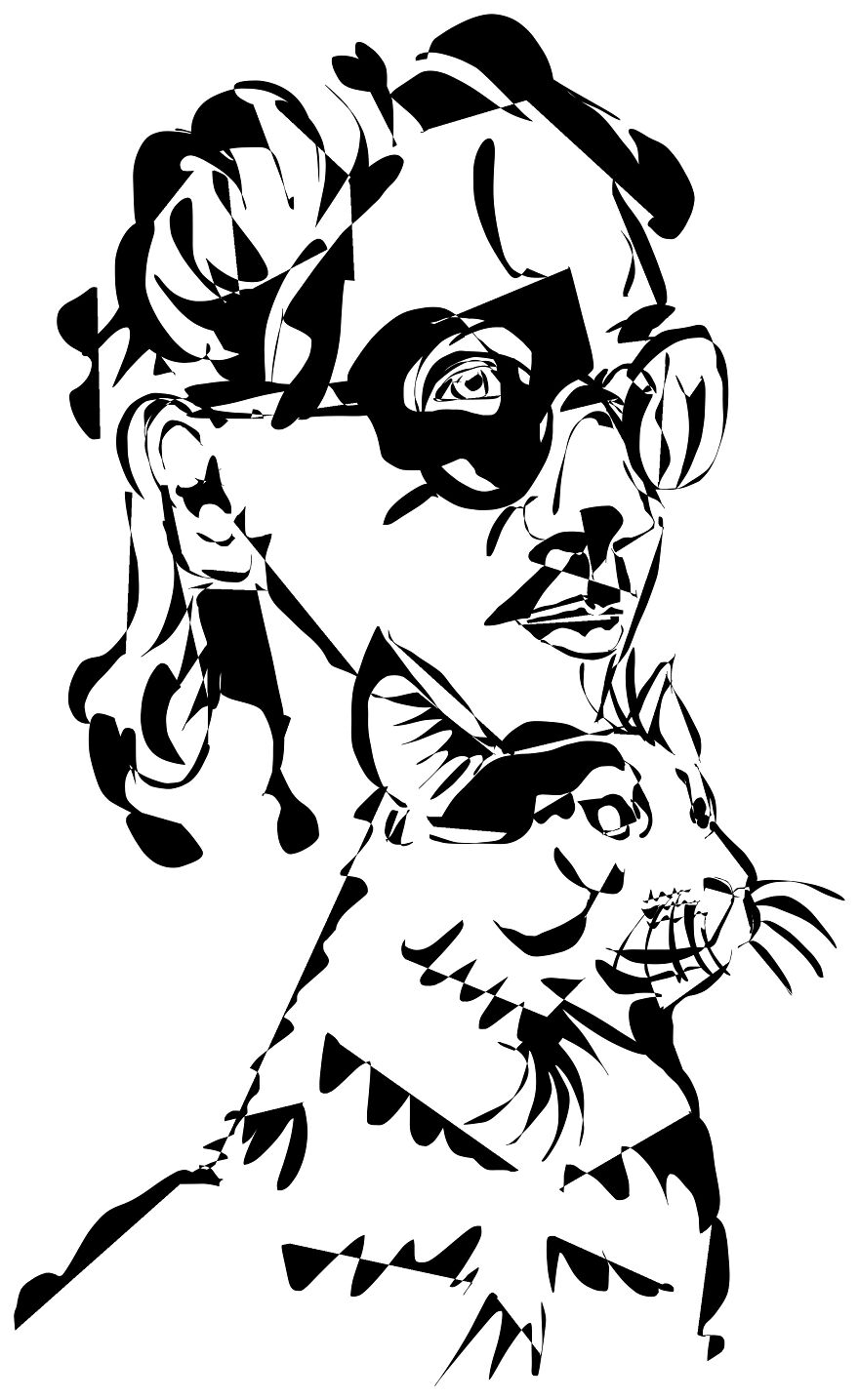 I Draw With A Filler Pen...