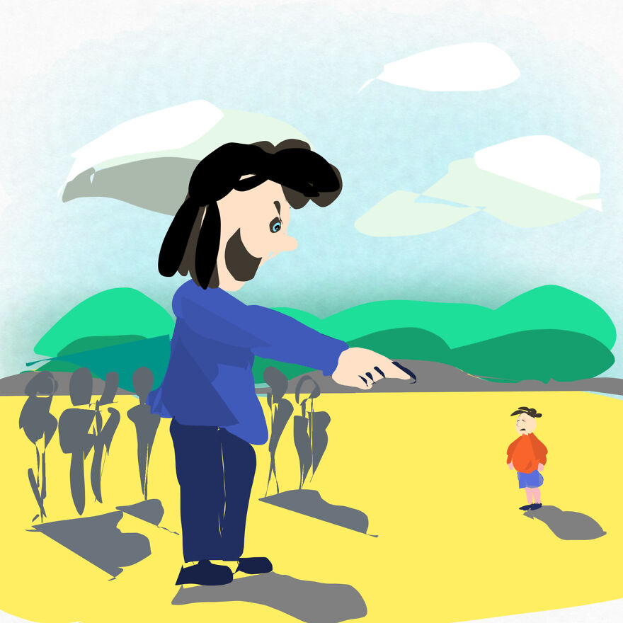 I Draw With A Filler Pen...