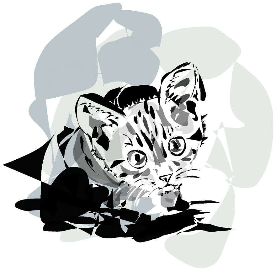 I Draw With A Filler Pen...