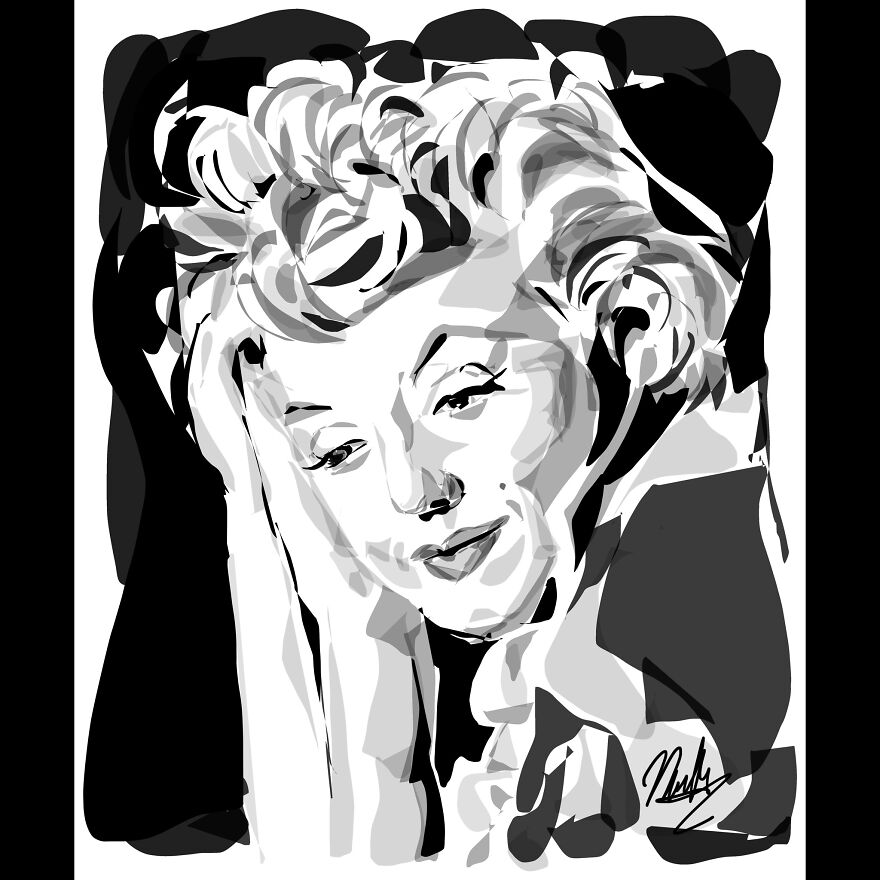 I Draw With A Filler Pen...