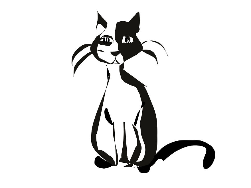 I Draw With A Filler Pen...