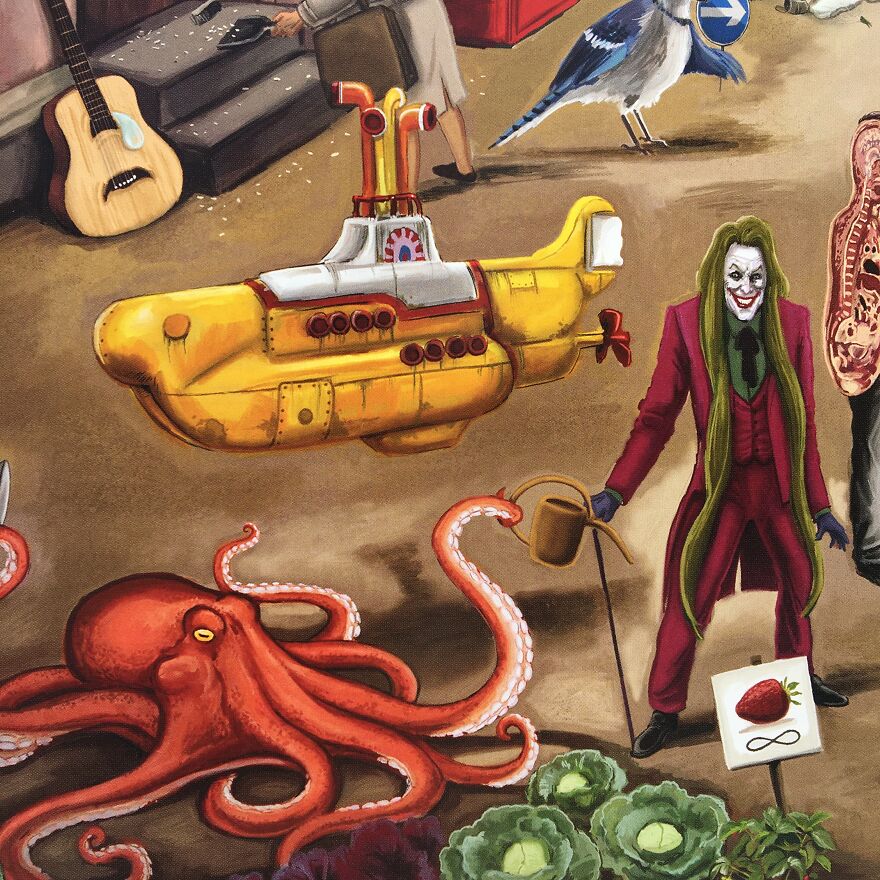 I Created A Poster Depicting 75 Beatles Songs I Created A Poster Depicting 75 Beatles Songs