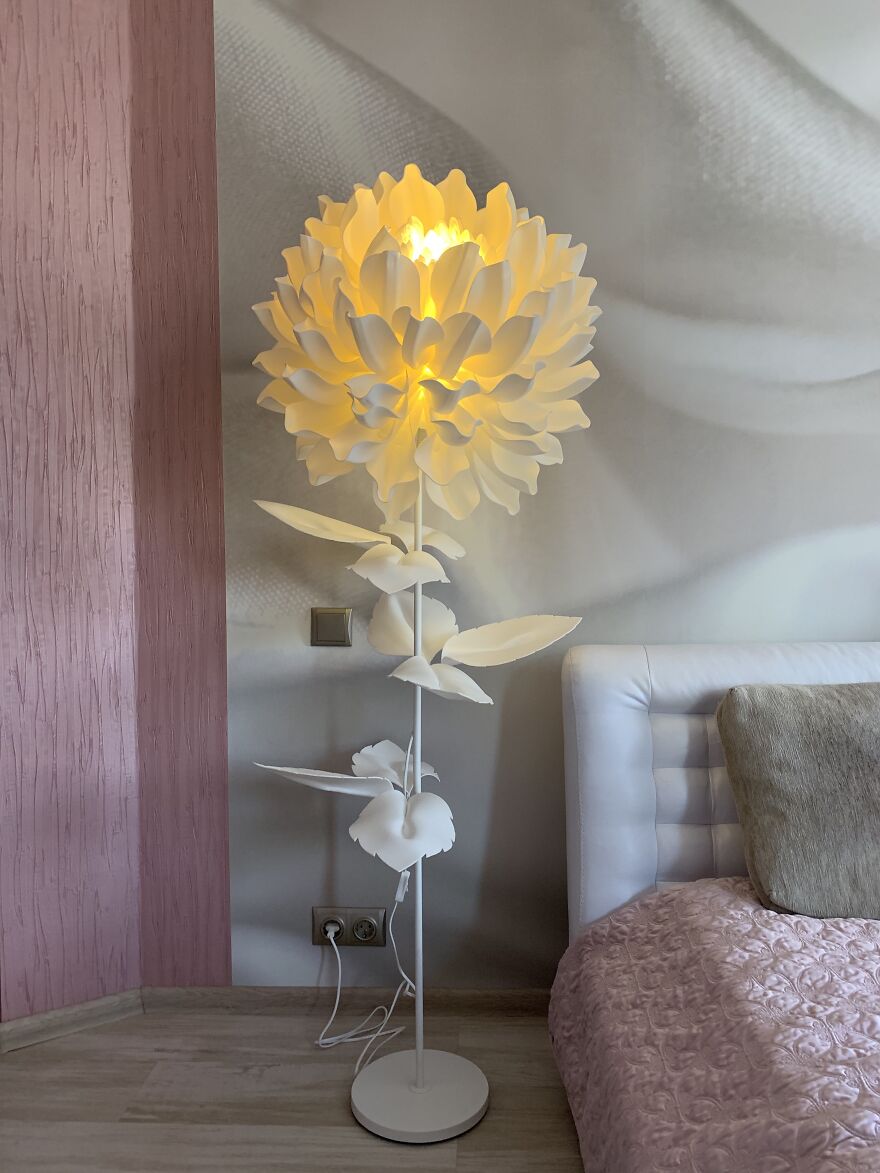 DIY Floor Lamp If Cannot Find The Best Floral Home Decor