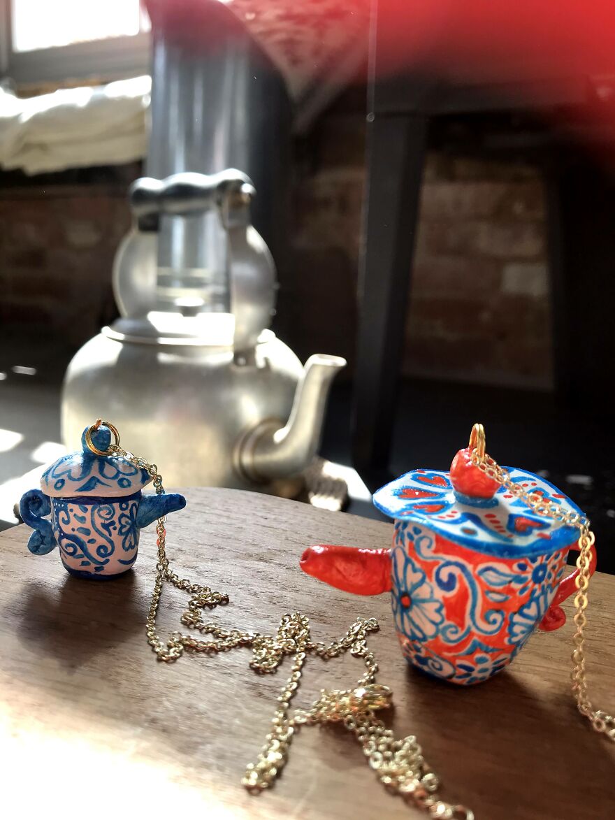 I Ma Tiny Wonky Teapot Jewellery To Raise Money For My Cat And Her Stray Friends On The Gili Islands