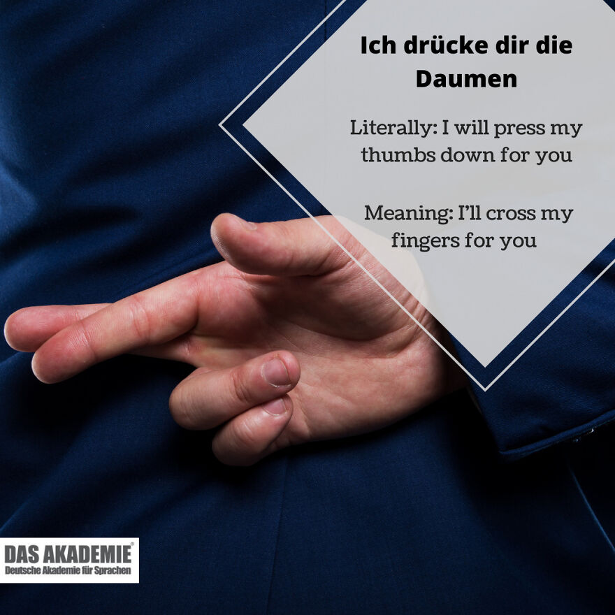 Ich Drücke Dir Die Daumen