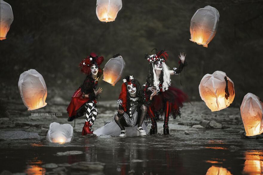 Dark Carnival Themed Photoshoot By Tara Mapes Of Enchanted Eye Creations