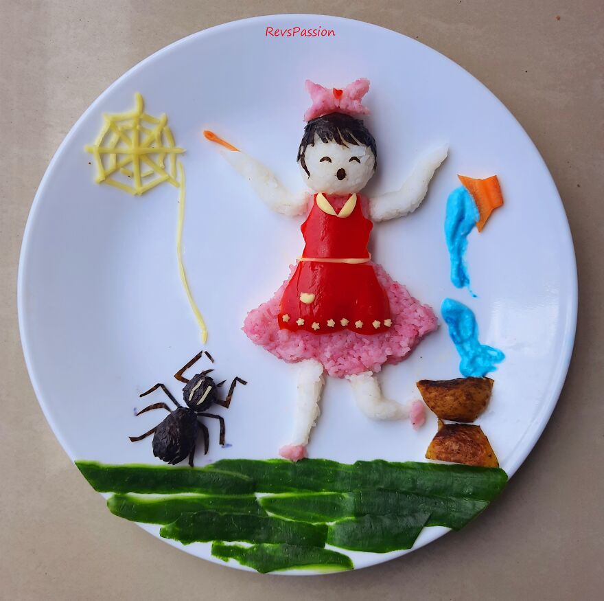 Little Miss Muffet Bento