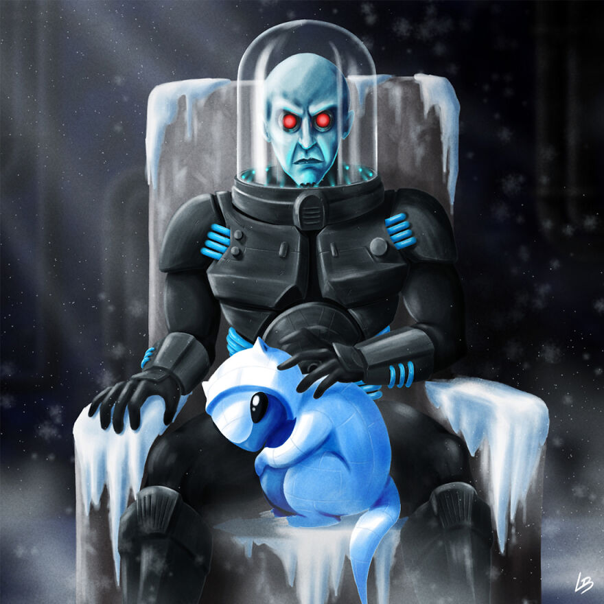 Mr. Freeze And Alolan Sandshrew