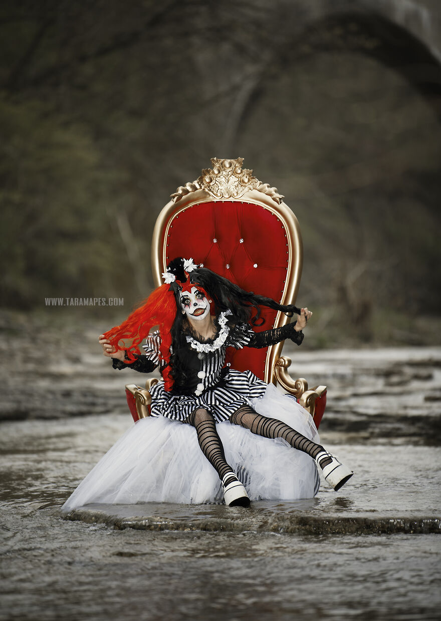Dark Carnival Themed Photoshoot By Tara Mapes Of Enchanted Eye Creations