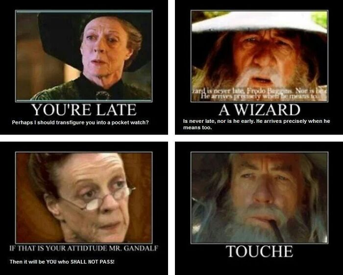 Mcgonagall vs. Gandalf