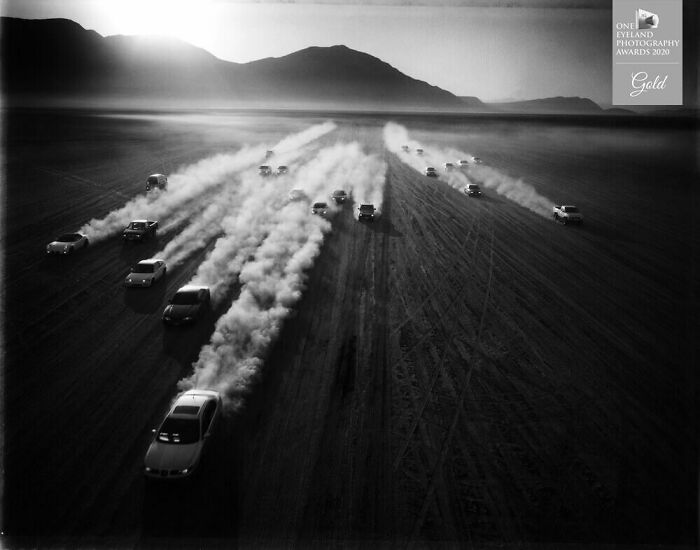 The Mexican Car Frenzy By Tomasz Gudzowaty. Gold In Editorial