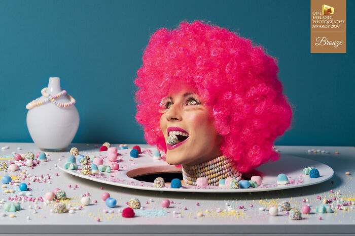 The Candy Head By Mathias Kniepeiss. Bronze In Advertising, Fine Art